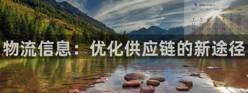 28圈登录不上咋回事：物流信息：优化