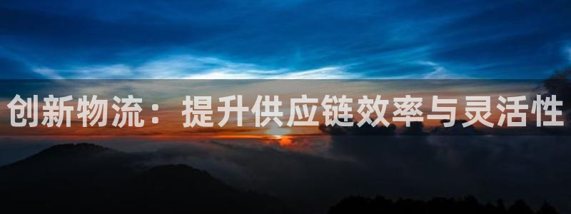 28圈开奖预测：创新物流：提升供应链