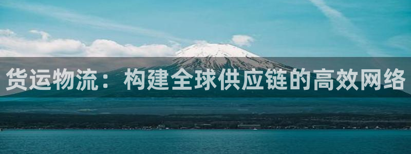 28圈注册号：货运物流：构建全球供应